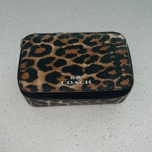 Coach cosmetics or jewelry case